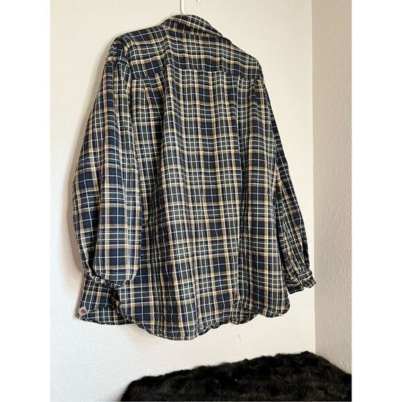 Carhartt Rugged Flex Relaxed Fit  L/S Plaid Shirt 4x button up - Picture 3 of 3